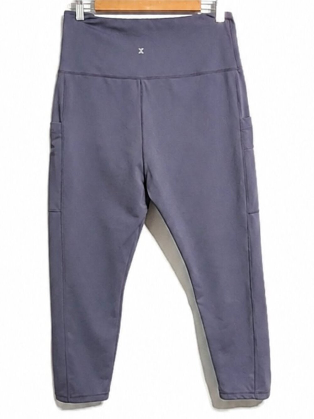 Xersion Women’s 3X Gray 7/8 Ankle Cargo Pocket Leggings - Picture 2 of 12